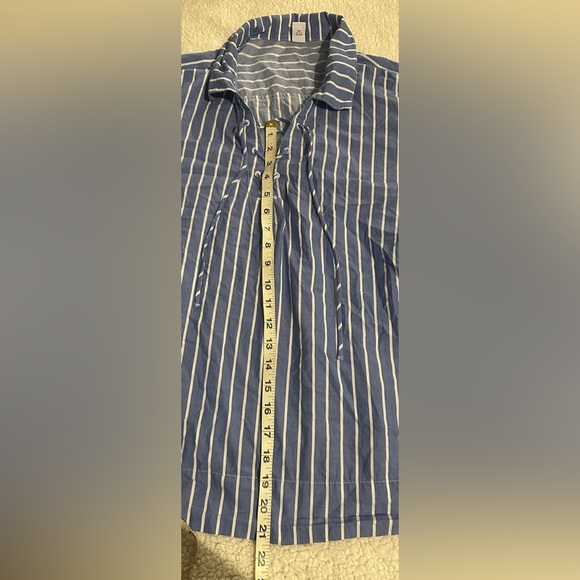 Old Navy Women’s Blue and White Striped Long Sleeve Top size X-Large - Picture 12 of 13